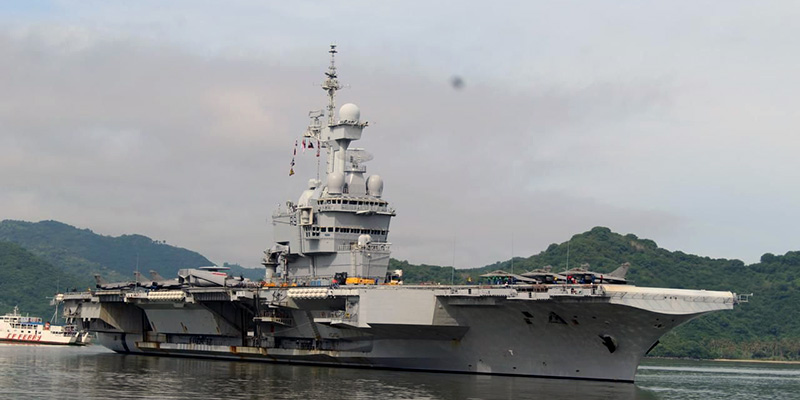 Jalani Misi Kerjasama, Kapal Induk Prancis Tiba di Lombok